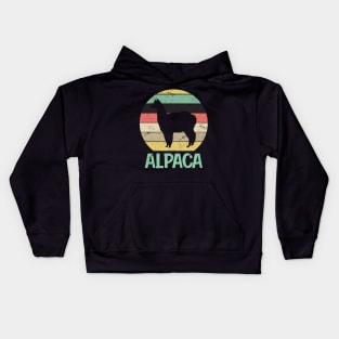 Alpaca Retro Kids Hoodie